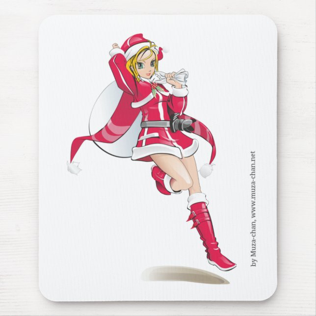 Mousepad menina do papai noel de Muza-chan (Frente)