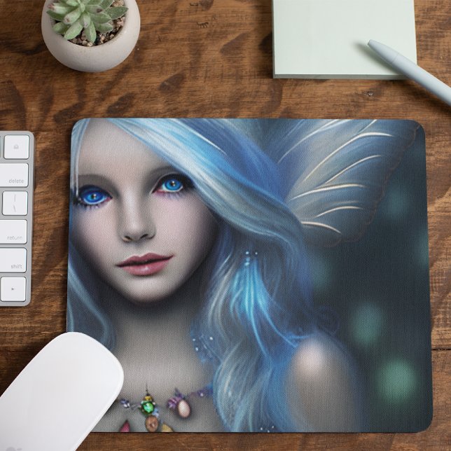 Mousepad Menina Fada Mística Etérea (Criador carregado)