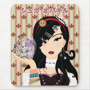 Mousepad Menina Mayumi de Harajuku - Katakana