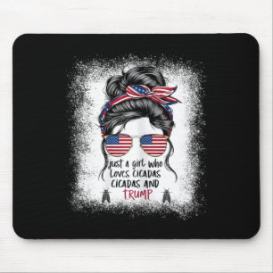 Mousepad Menina Que Ama A Garota Cicadas Trump 2024