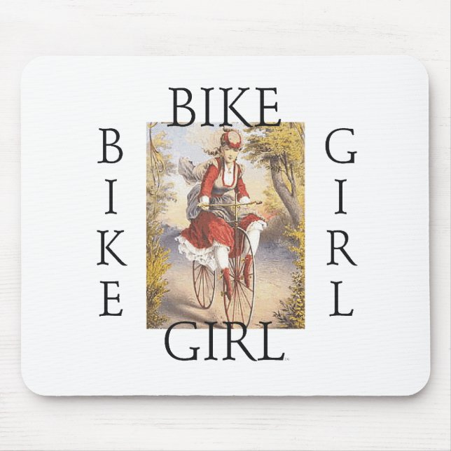 Mousepad Menina SUPERIOR da bicicleta (Frente)