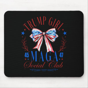 Mousepad Menina Trump 45 47 Mega Est 2024 Clube Social Feli