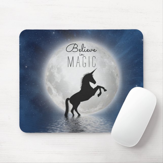 Mousepad Meninas bonito "Acredita em Mágica" (Com mouse)
