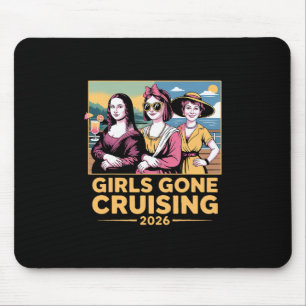Mousepad Meninas da Mona Lisa em Cruzeiro 2026 Viagem de Cr