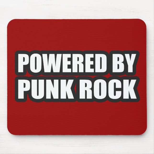 Mousepad meninas das caras PSTAS pela música do PUNK ROCK (Frente)