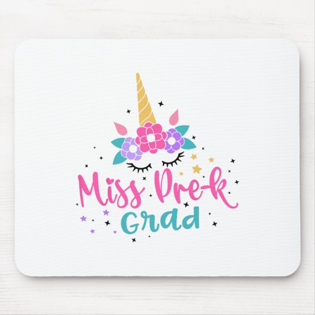 Mousepad Meninas de graduação pré-escola de pré-Formando (Frente)