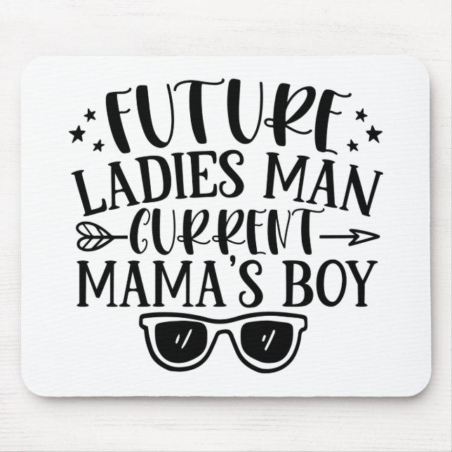 Mousepad Meninas do Futuro Homem Atual Menino de Mamas (Frente)