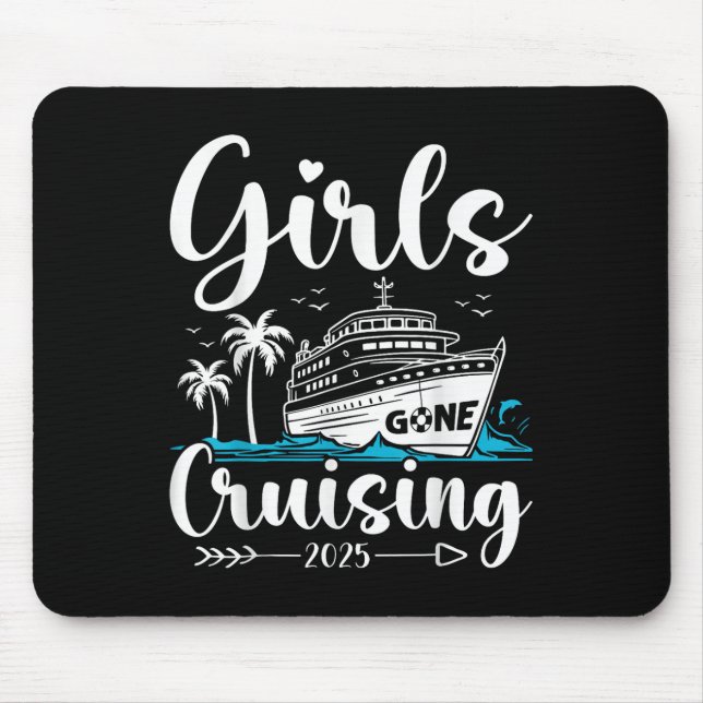Mousepad Meninas em Cruzeiro 2025 Viagem de Férias de Cruze (Frente)