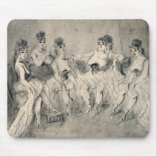 Mousepad Meninas em um burdel
