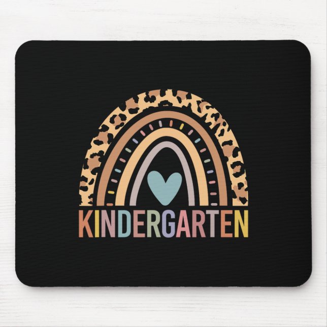 Mousepad Meninas Meninos Arco-íris da Pré-escola Equipe de  (Frente)