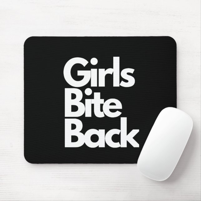 Mousepad "Meninas Mordem De Volta" Mouses pads Engraçadas (Com mouse)