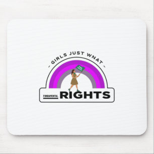 Mousepad Meninas Só Querem Direitos Fundamentais