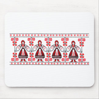Mousepad Meninas ucranianas tradicionais de Ucrânia do