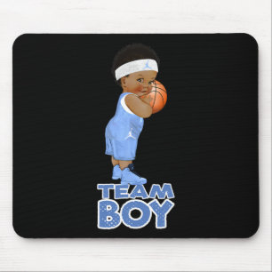 Mousepad Menino da Equipe de Basquete Étnica