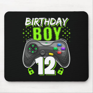 Mousepad Menino de 12 anos Controles de Video Game Gamer 12