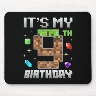 Mousepad Menino de 9 anos de idade retrô, jogador de video