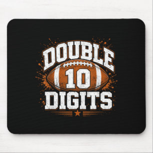 Mousepad Menino de Aniversário de Dois Dígitos 10 Futebol 1