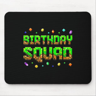 Mousepad Menino de Aniversário Equipe de Aniversário de Cri