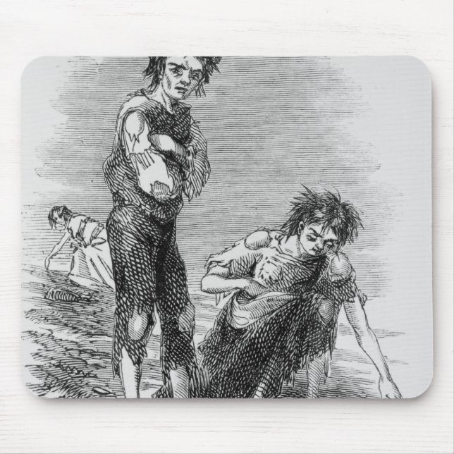 Mousepad Menino e menina em Cahera (Frente)