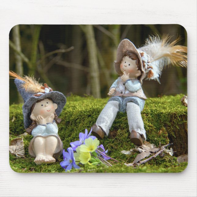 Mousepad Menino e Menina no Moss (Frente)