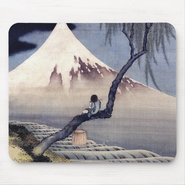 Mousepad Menino em Monte Fuji, Hokusai (Frente)