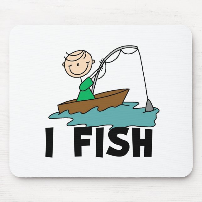 Mousepad Menino Eu Pesco (Frente)