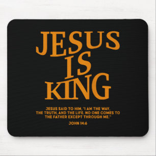 Mousepad Menino Jesus é Rei Camo Cristão Deus Filho S
