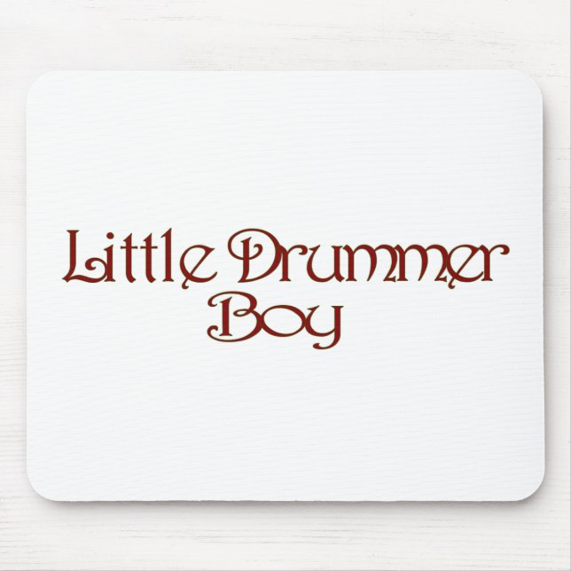 Mousepad Menino pequeno do baterista (Frente)