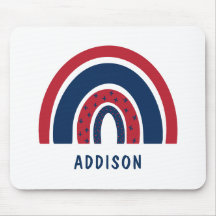 Menino único arco-íris fofo nome personalizado per