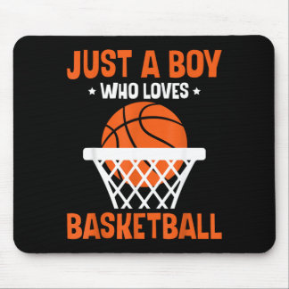 Mousepad Meninos Apenas Um Menino Que Ama Basquete Bbasquet