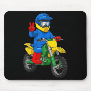 Mousepad Meninos Construtores de Motocicletas Engraçadas Br
