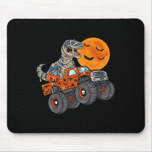 Mousepad Meninos De Truck Monstro Da Mãe De Halloween T Rex