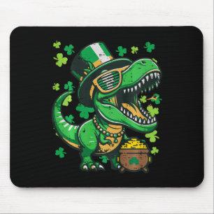 Mousepad Meninos Dia de São Patrício Dinossauro São Patrick