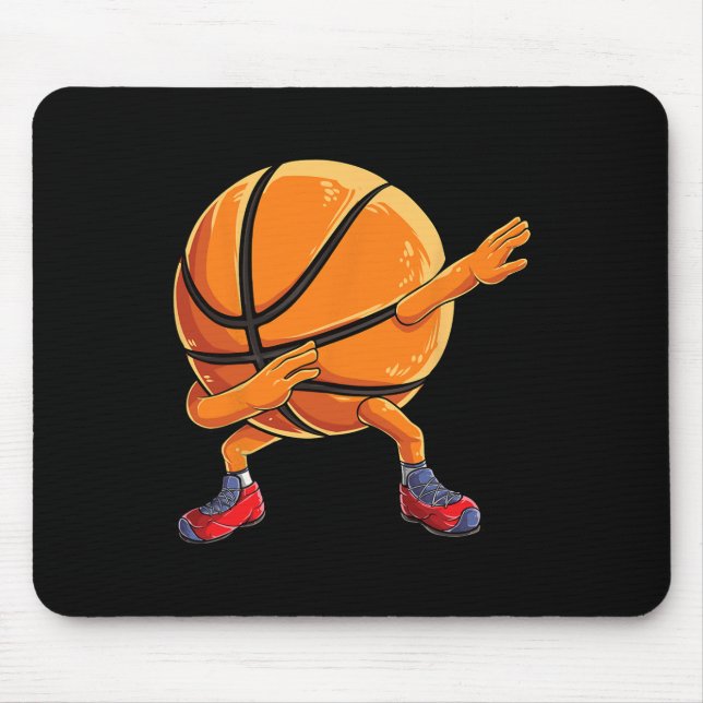Mousepad Meninos divertidos de basquete masculinos mulheres (Frente)