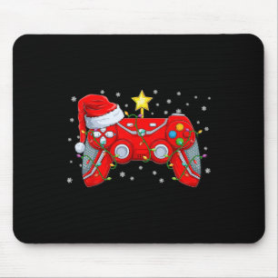 Mousepad Meninos Engraçados Camisas de Natal Vídeo Jogo San