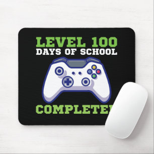 Mousepad Meninos Nível 100 Dias De Escola Concluídos