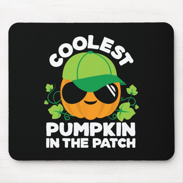 Mousepad Meninos ou Meninas do Patch de Abóbora Infantil Ma (Frente)