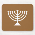 Mousepad Menorah<br><div class="desc">Este Menorah pode ser mudado para qualquer cor Zazzle que você quiser e para o fundo também.</div>