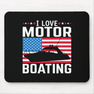 Mousepad Mens I Love Motor Barco Teto Nitro B