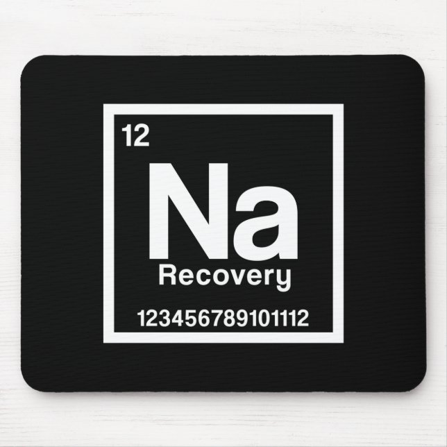 Mousepad Mens na element narcotics anonymous recovery sober (Frente)