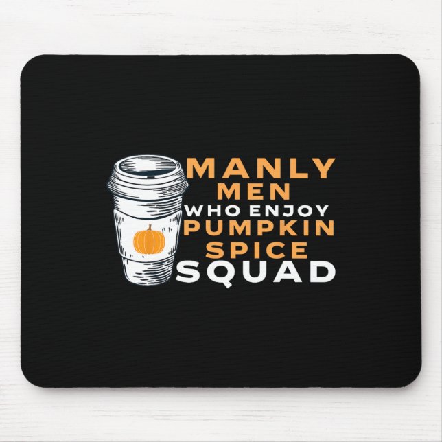 Mousepad Mens Pumpkin Spice Namorado Husband Gag Piada Psl (Frente)
