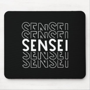 Mousepad Mens Sensei Artes Marciais Karate Judo Training Co