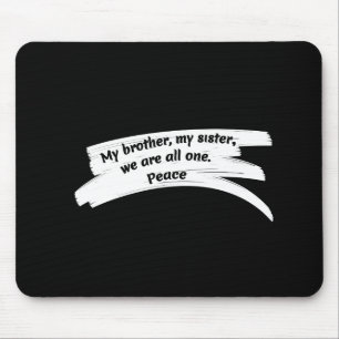 Mousepad Mensagem de Paz de Paint Wipe