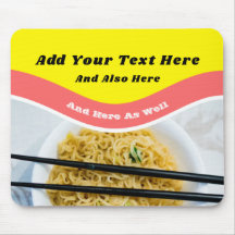 Mensagem Personalizada de Pacote de Noodles Engraç