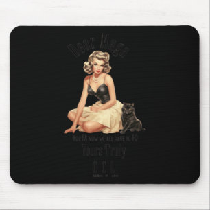 Mousepad Mensagens De Gatas Sem Fios 1