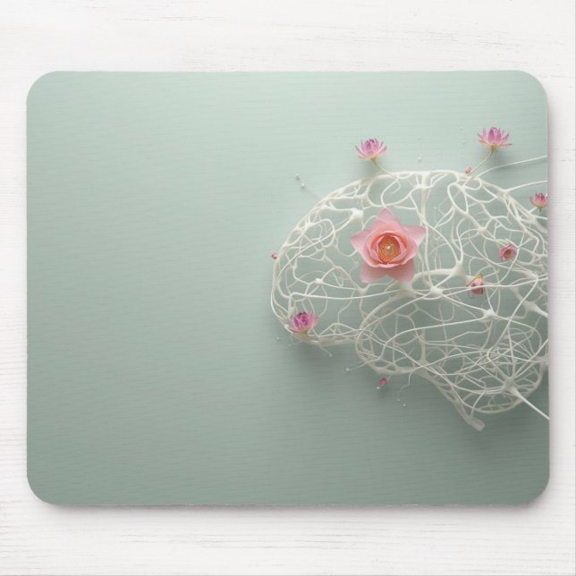 Mousepad Mental Health Growth Art Notebook (Frente)