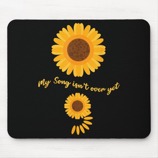 Mousepad Mental Health Semicolon Sunflower Suicide Preventi (Frente)