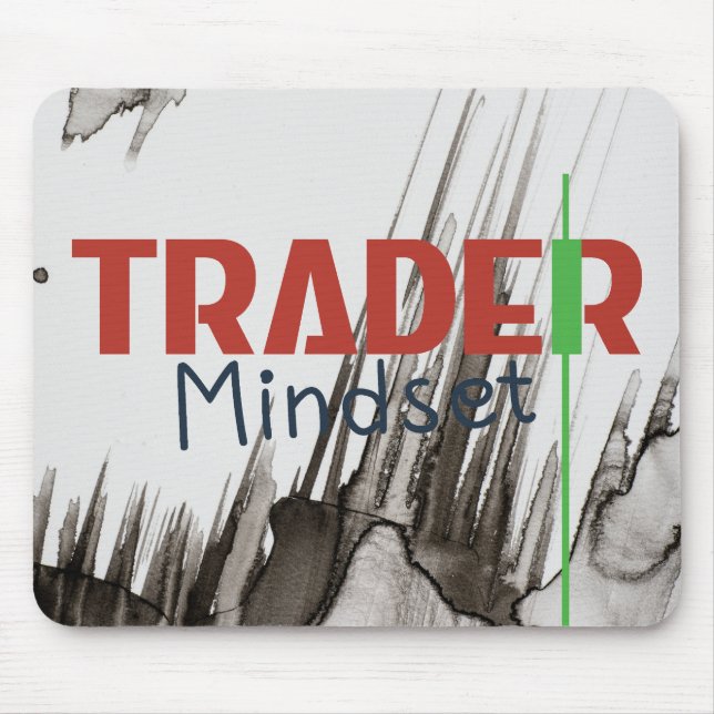 Mousepad Mentalidade do Trader – Negociação com Disciplina (Frente)