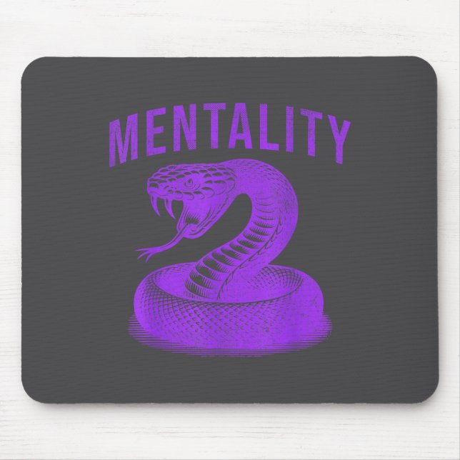 Mousepad Mentality Mindset Snake Motivation Of Chamons Bask (Frente)