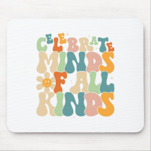 Mousepad Mentes De Todos os Tipos Saúde Mental Conscientiza